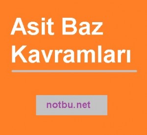 Asit baz kavramları