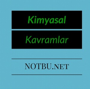 kimyasal kavramlar